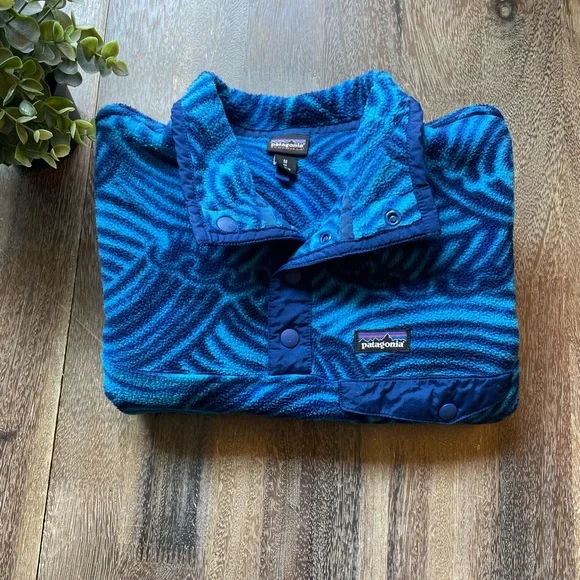SOLD Patagonia Lightweight Synchilla Snap-T fleece pull over, M (10) - Picture 2 of 8